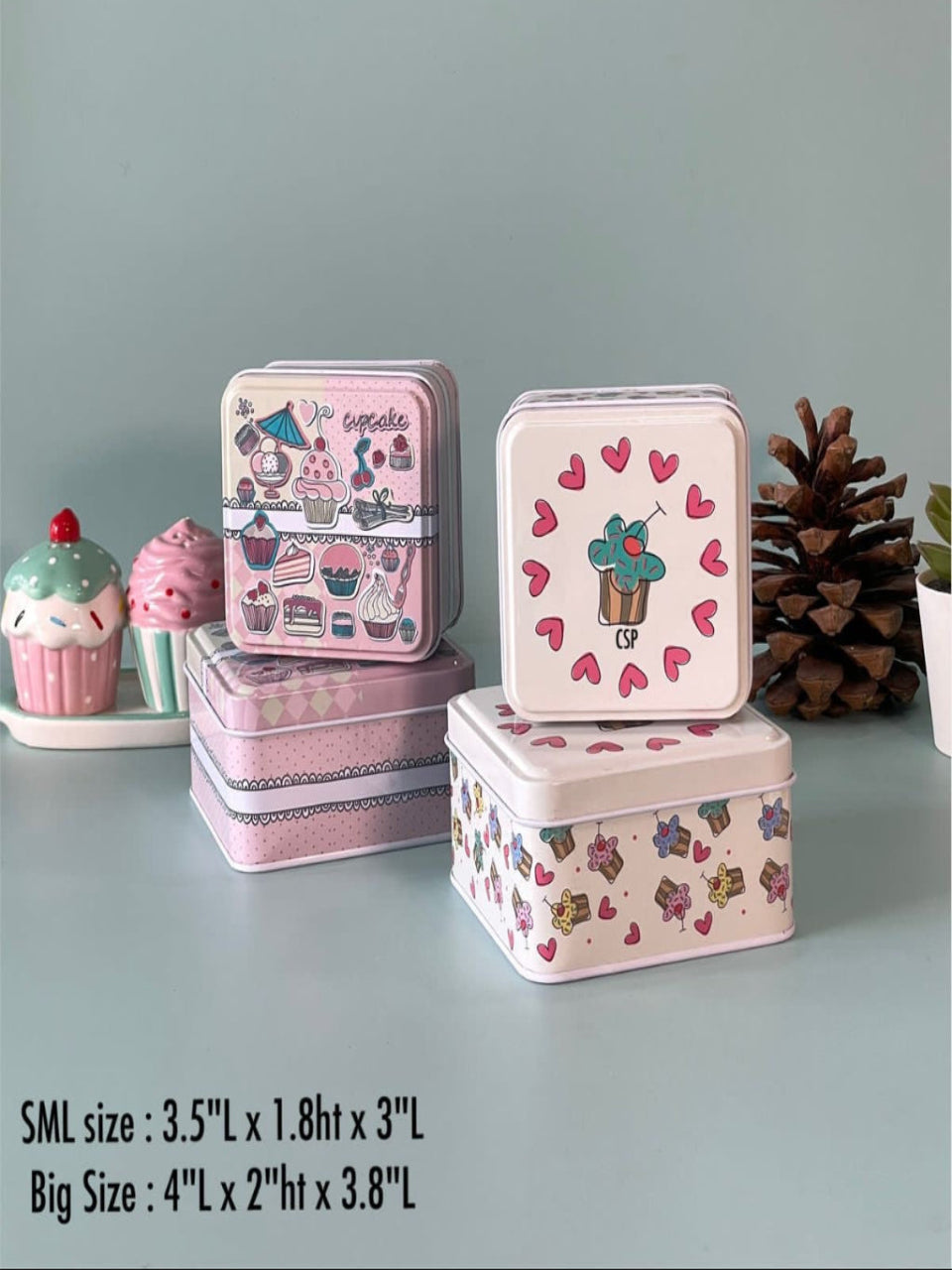 Tin Boxes (2 in 1)